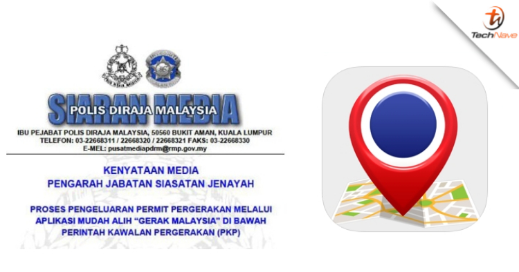 PDRM announce MCO interstate travel date for each state, online applications via Gerak Malaysia app starting from today