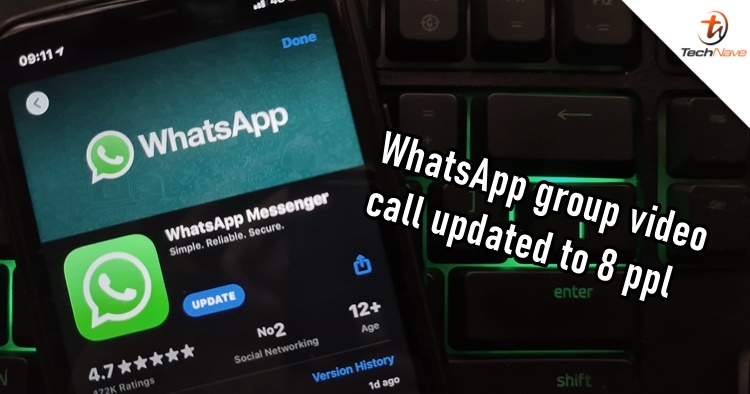 WhatsApp's new group video and voice call update now allows 8 people