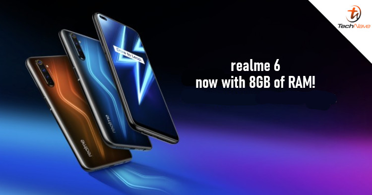 realme 6 new variant release: 8GB RAM and 64MP main camera for RM1199