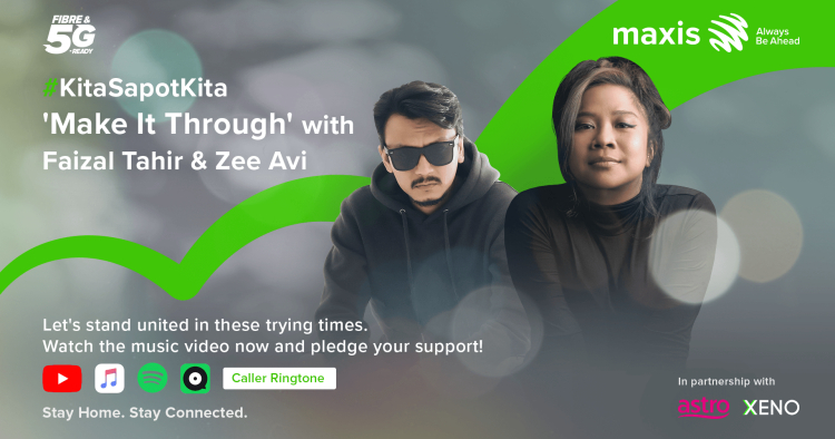 Maxis launches music video to support Malaysians during MCO with #KitaSapotKita