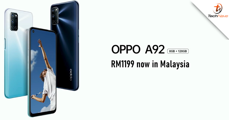 OPPO A92 Malaysia release: SD 665 chipset, 5000mAh battery with 18W fast-charge and more price at RM1199