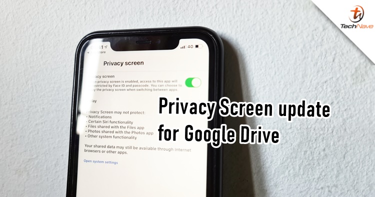 iPhone and iPad users can now use Privacy Screen protection on Google Drive app
