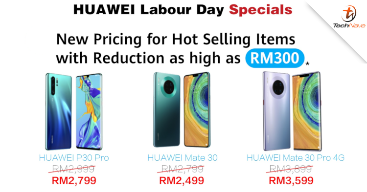 Price of selected Huawei smartphones reduced by up to RM300