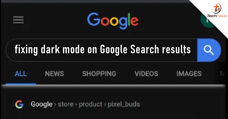 Google finally fixing the Chrome app's dark mode on its Google Search results page