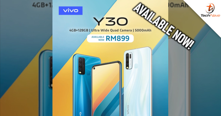 vivo Y30 Malaysia release: 5000mAh and 6.47-inch Ultra O Screen at the price of RM899