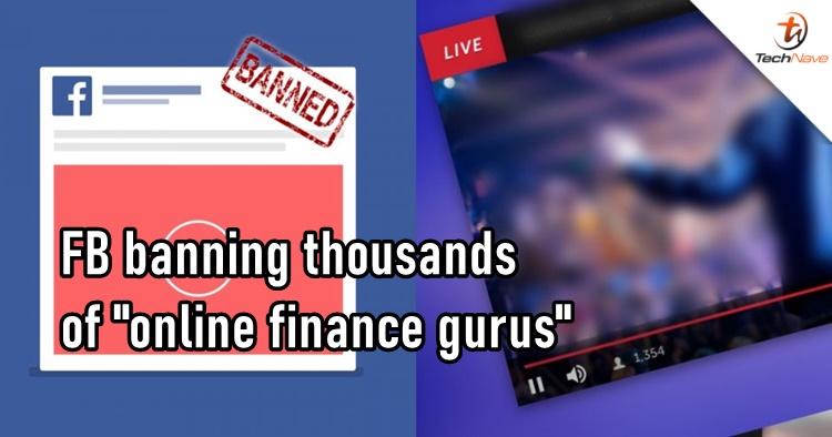 Facebook is actively removing thousands of "online finance gurus" advertising posts