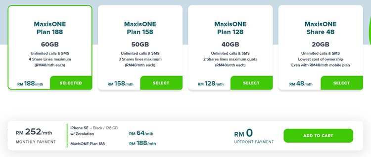 Comparison: Apple iPhone SE 2020 telco plan by Celcom ...