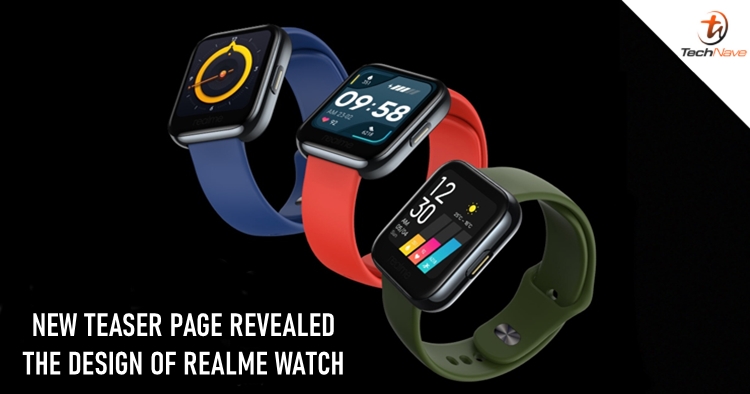 A new teaser page gives us a full look at the upcoming realme Watch