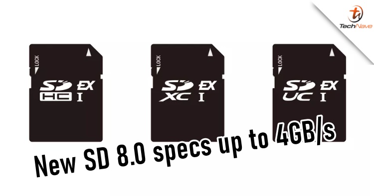 New SD 8.0 specification card announced, able to transfer data up to 4GB/s