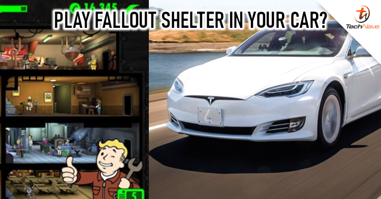 Did you know play Fallout Shelter using a Tesla vehicle?