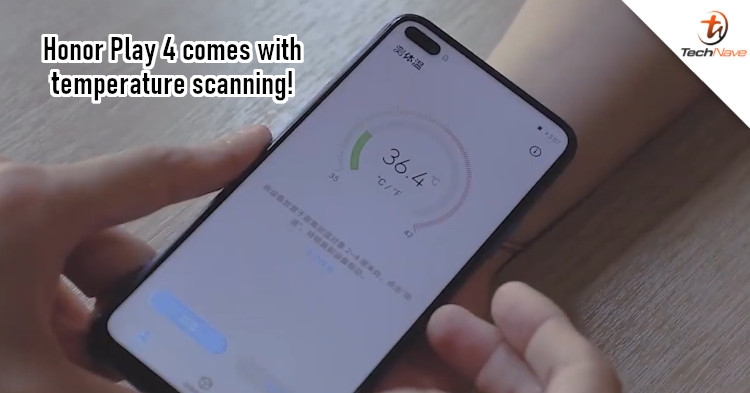 Honor shows off temperature scanning using infrared on the Play 4