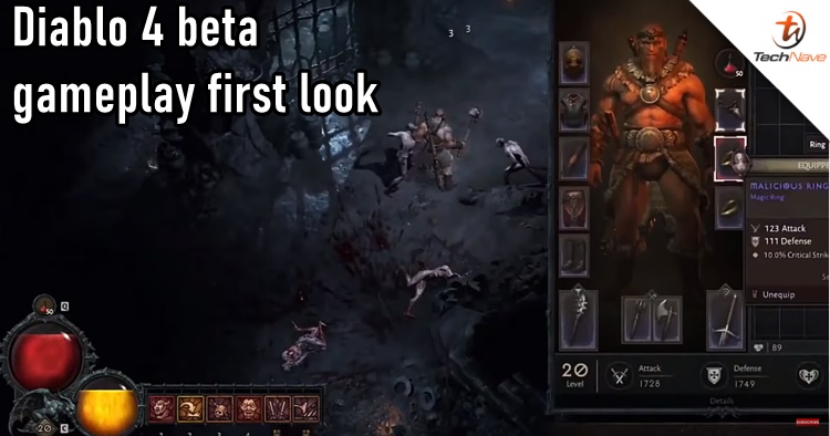 Diablo 4 beta gameplay footage released showing a much larger darker world
