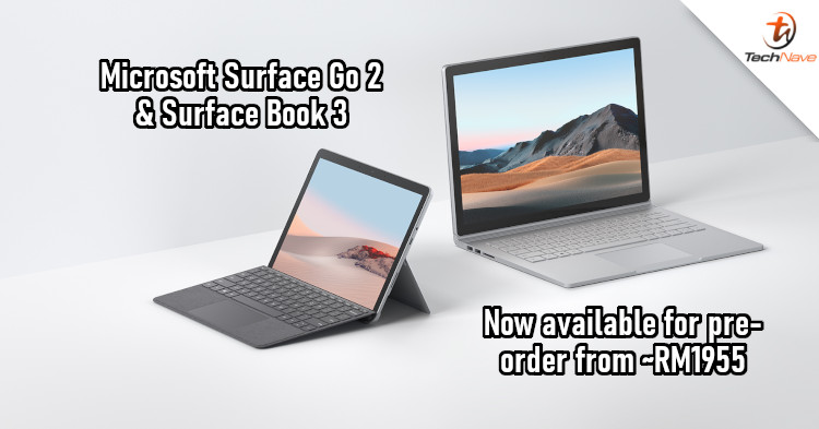 Microsoft Surface Go 2 and Book 3 Malaysia release: 2-in-1 form factor and Surface Pen support from ~RM1955