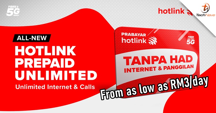 Hotlink Prepaid Unlimited officially launches with unlimited Internet & Calls from as low as RM3 per day