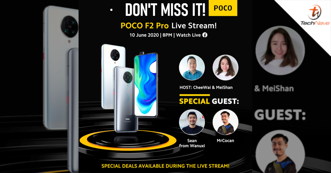Catch the launch of the POCO F2 Pro on 10 June 2020