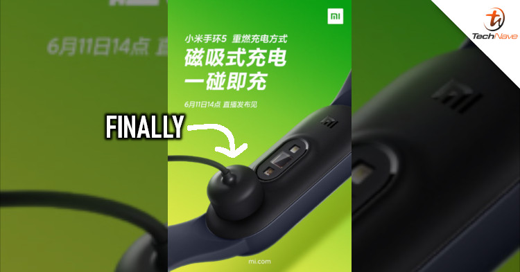 Xiaomi Mi Band 5 will be the first Mi Band to come with a magnetic charging support