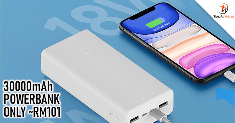 Xiaomi unveiled the Xiaomi Mi Power Bank 3 with 18W fast charging at ~RM101