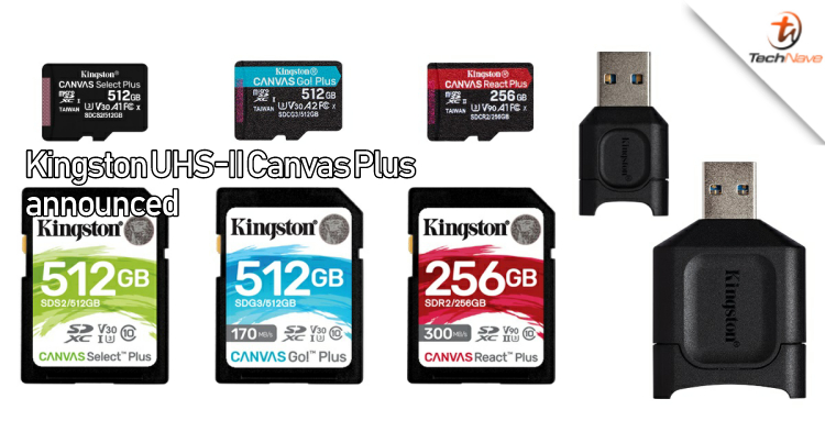 Kingston refreshes their UHS-II ‘Canvas’ Card Series and ‘MobileLite Plus’ Readers