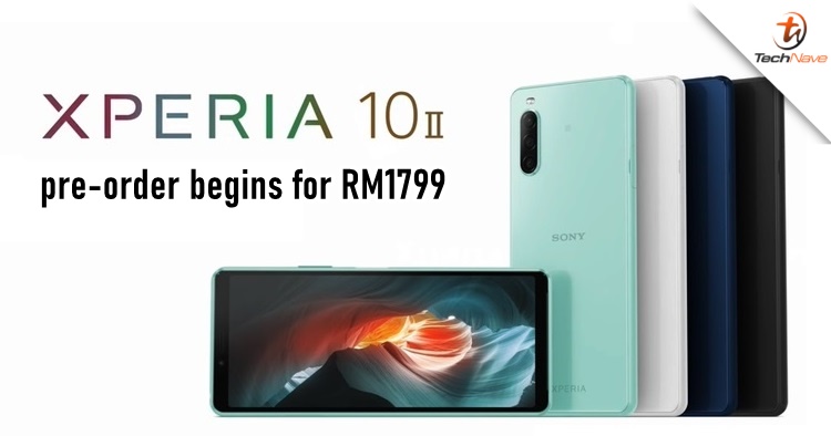 Sony Xperia 10 II Malaysia pre-order release now available with a WI-C400 earphones bundle gift for RM1799