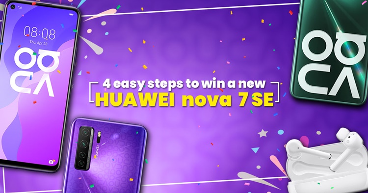 It’s Tomorrow! Purchase the HUAWEI nova 7 SE and FreeBuds 3i to enjoy the Triple Rewards from HUAWEI AppGallery Carnival 2020!