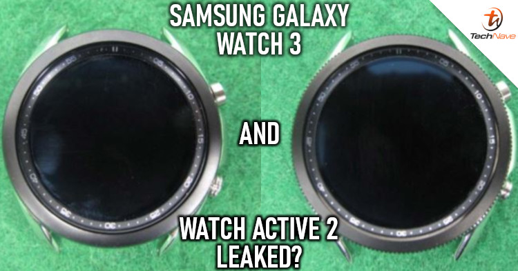 Hands-on images of the Samsung Galaxy Watch 3 and Active 2 leaked with rotating bezels