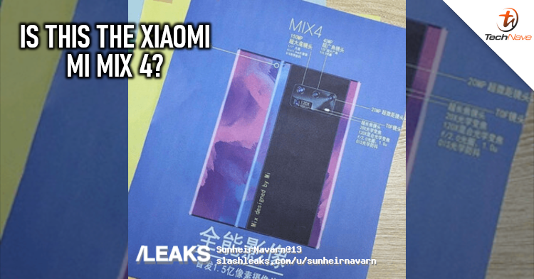 Leaked Xiaomi Mi MIX 4 poster hints a surround screen design