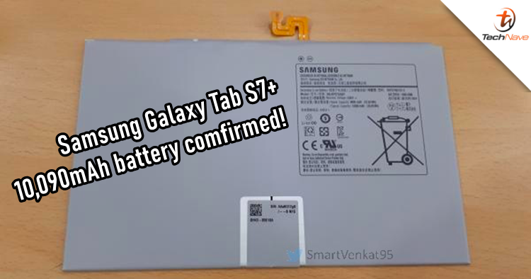 The Samsung Galaxy Tab S7+ will officially have a 10,090mAh battery onboard