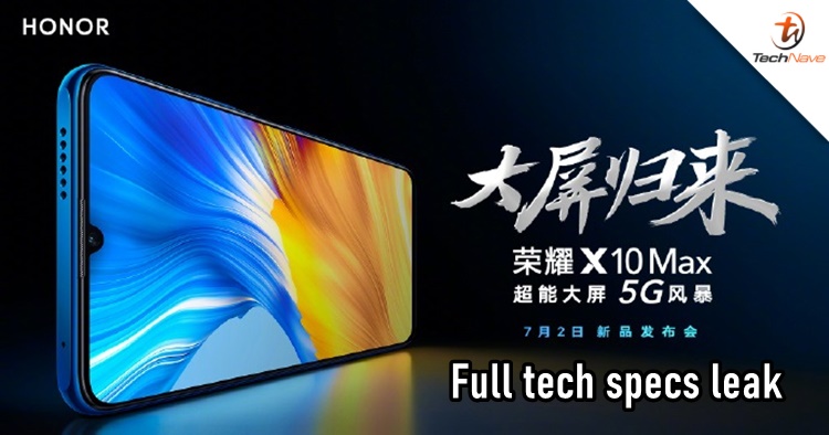 The HONOR X10 Max 5G will be revealed on 2 July 2020 with 5000mAh battery, 7.09-inch display and more