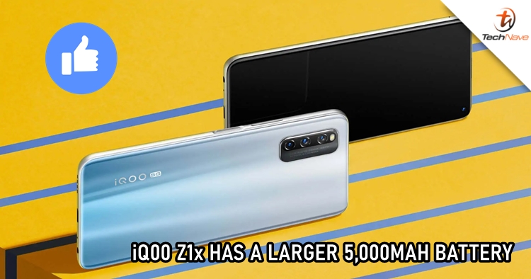 The iQOO Z1x will house larger battery capacity despite having lower price
