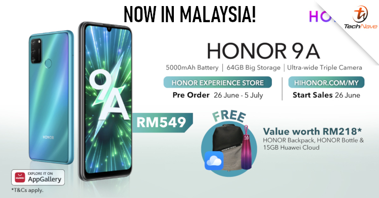 HONOR 9A Malaysia release: 6.3-inch display and 5000mAh battery at RM549