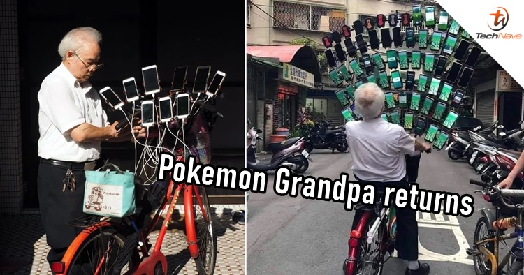 Pokemon Grandpa returned to the street with even more phones for ...