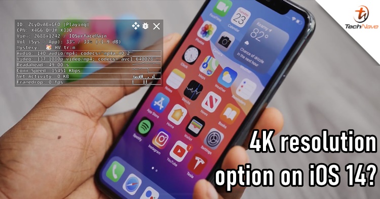 4K resolution option spotted on YouTube app discovered by iOS 14 beta users