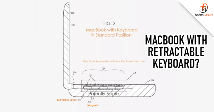 Apple's new patent hints that future MacBooks could come with retractable keyboard