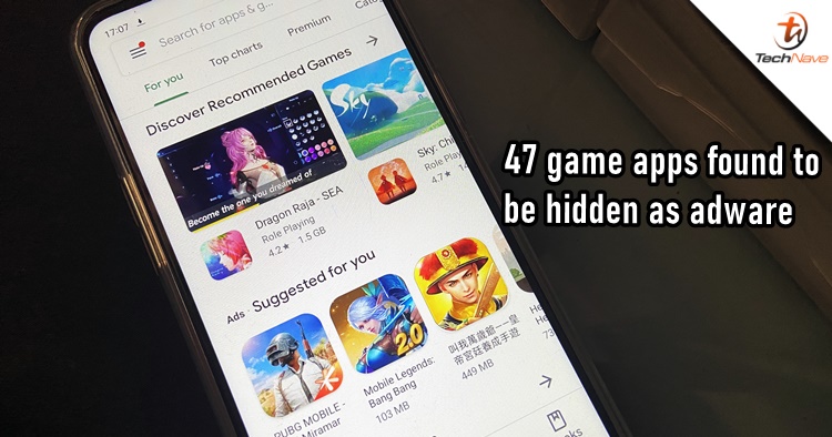 47 mobile games discovered by Avast as adware apps on Google Play Store