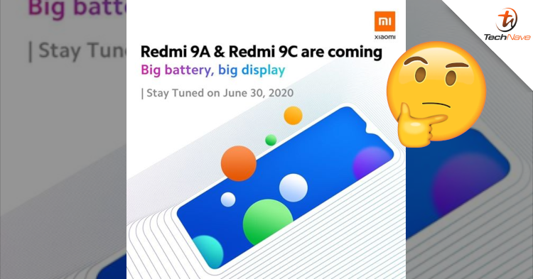 Xiaomi Malaysia to unveil the Xiaomi Redmi 9A and Redmi 9C on 30 June 2020