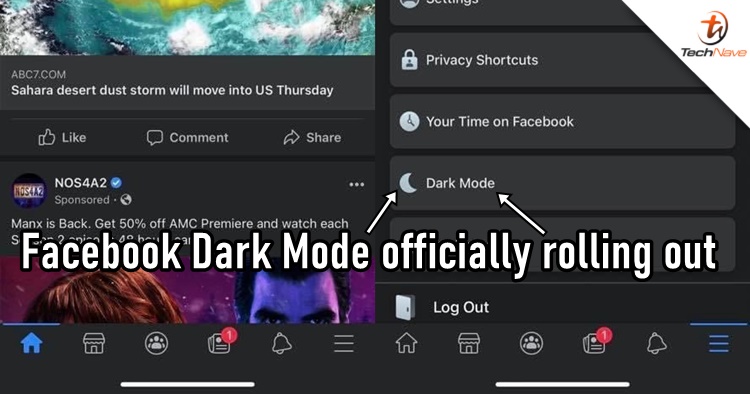 Facebook officially rolls out Dark Mode to iOS and Android users