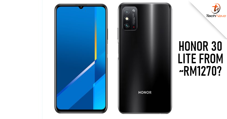Pricing and variants for the HONOR 30 Lite spotted and it's priced from ~RM1270