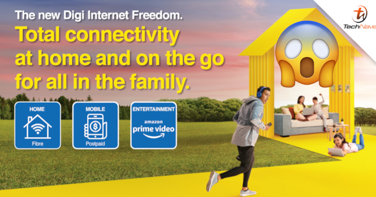 Sign up for Digi's Internet Freedom which bundles Postpaid Plan and Home Fibre with price up to 20% cheaper