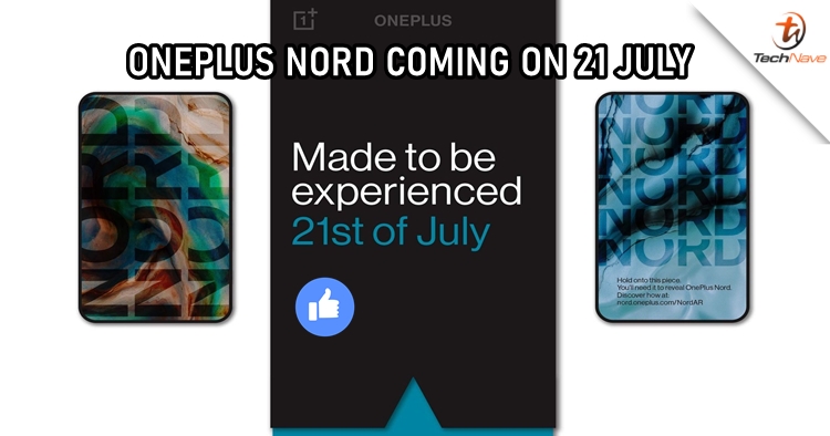 OnePlus Nord will be launched on 21 July instead in AR format