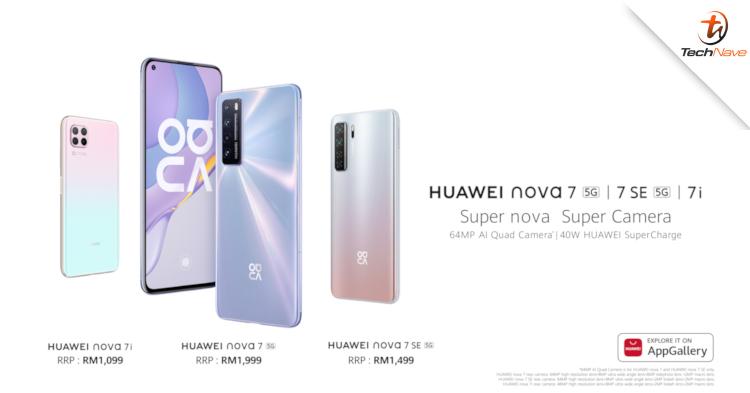 Pre-order online the HUAWEI nova 7 now and get up to or even more than RM1571 in rewards!