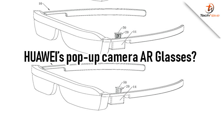HUAWEI's latest AR Glasses diagram leaked with a rotating pop-up camera!