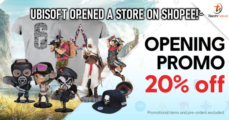 Ubisoft now has an official store on Shopee where you can get merchandises and more!