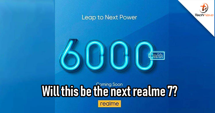 realme's next smartphone will sport a massive 6000mAh battery capacity