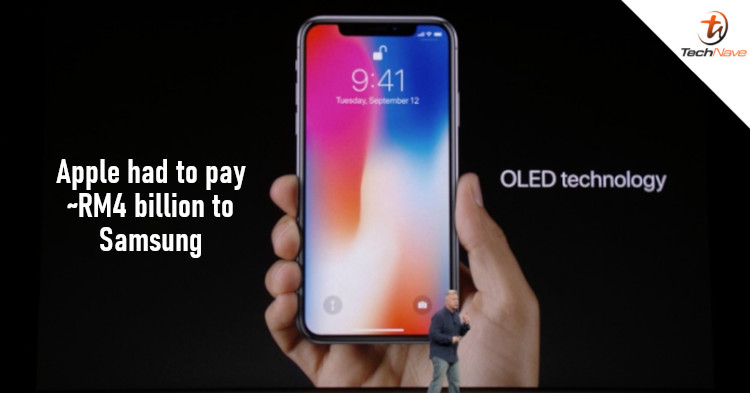 Apple had to pay Samsung USD 950 million for not buying enough OLED panels