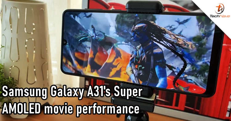Watching movies on the Samsung Galaxy A31 is surprisingly enjoyable