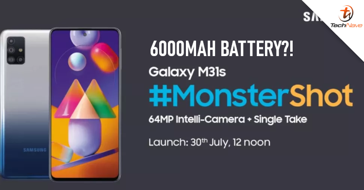 Samsung Galaxy M31s launching on 30 July and it will come with 6000mAh battery