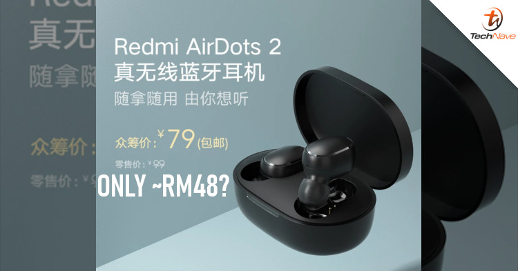 Xiaomi unveiled the Redmi AirDots 2 TWS at only ~RM48 in China