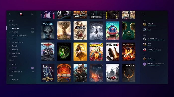 GOG Galaxy adds Epic Games Store integration