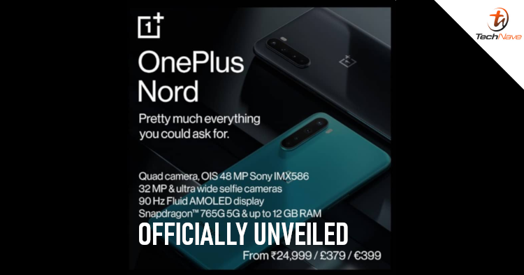 oneplus nord release qualcomm snapdragon 765g chipset and up to 12gb ram from rm1427 technave qualcomm snapdragon 765g chipset and up