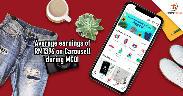 Malaysian Carousell users earned an average of RM1396 during MCO